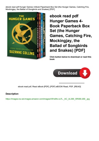 ebook read pdf hunger games 4-book paperback box set (the hunger games  catching fire  mockingjay  t