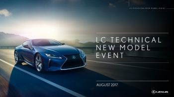2017 Technical NMT Lexus LC