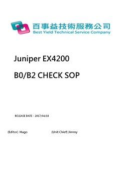 EX4200  B0B2 CHECK SOP