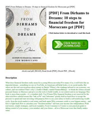 [pdf] from dirhams to dreams 10 steps to financial freedom for moroccans get [pdf]