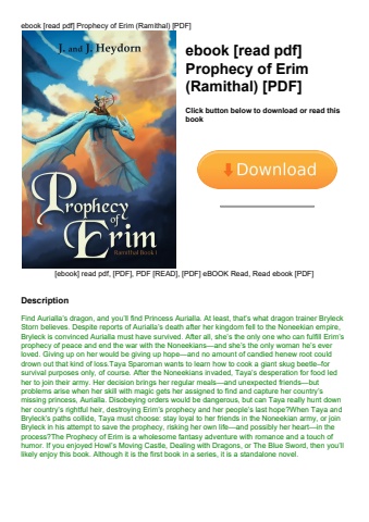 ebook [read pdf] prophecy of erim (ramithal) [pdf]