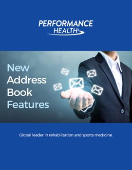 Performance Health - New Address Book Features