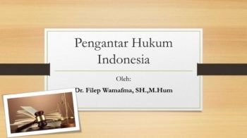 KULIAH PHI (Dr. Filep W.)