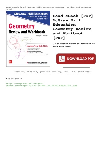 read ebook [pdf] mcgraw-hill education geometry review and workbook [pdf]