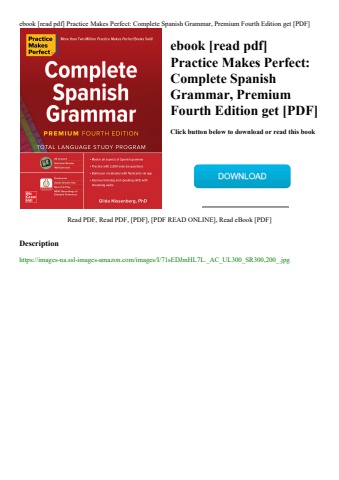 ebook [read pdf] practice makes perfect complete spanish grammar  premium fourth edition get [pdf]