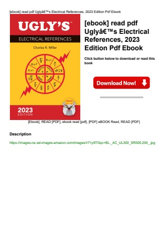 [ebook] read pdf uglyã¢â€â™s electrical references  2023 edition pdf ebook