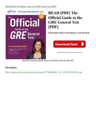 read [pdf] the official guide to the gre general test [pdf]