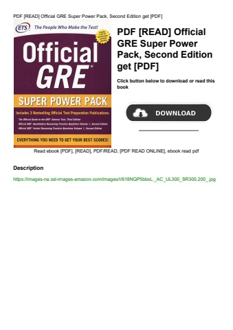 pdf [read] official gre super power pack  second edition get [pdf]