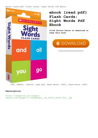 ebook [read pdf] flash cards sight words pdf ebook