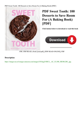 pdf sweet tooth 100 desserts to save room for (a baking book) [pdf]