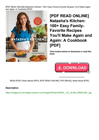 [pdf read online] natasha's kitchen 100+ easy family-favorite recipes you'll make again and again a