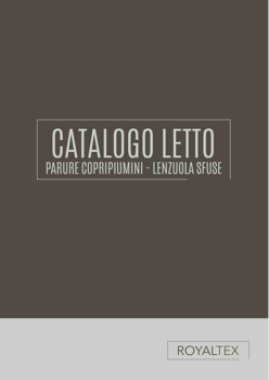 1B Catalogo PARURE COPRIPIUMINO & LENZUOLA SFUSE