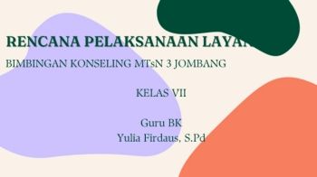 Presentasi Dasar Sederhana Hijau Ungu Oranye Gumpalan
