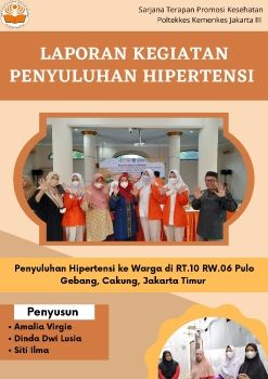 Laporan Penyuluhan Hipertensi