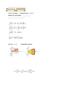 CÁLCULO INTEGRAL2011
