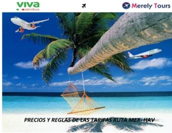 Ruta Mex-Hav Catálogo Tarifas Aereas OMT