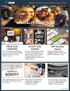 Specialty Practice June Newsletter