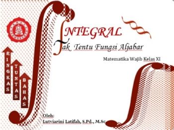 emodul integral tak tentu lutvi