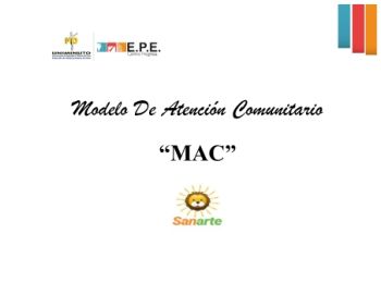 MODELO DE ATENCION COMUNITARIO MAC