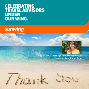 Travel Agent Appreciation Card