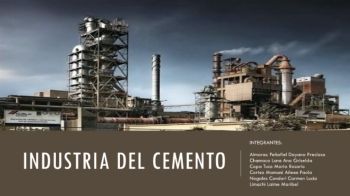 INDUSTRIA DEL CEMENTO