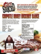 Chipotle Honey Hickory Food Service Sheet w Menu (Generic)