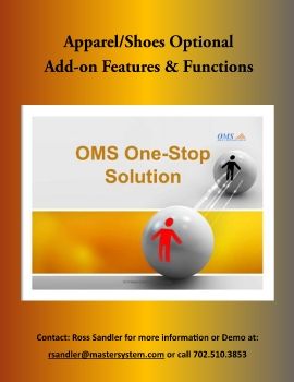 OMS Apprel/Shoe Additonal Modules 2020