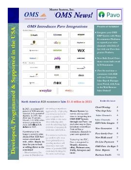 Pavo by OMS Overview2023 Fall Newlsetter