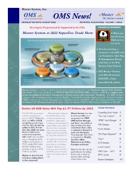 OMS ERP, WMS, B2B, Eccommerce Inventory & Accountning System Newsletter for SuperZoo Aug2022