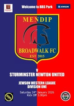 Mendip Broadwalk FC v Sturminster Newton 241026
