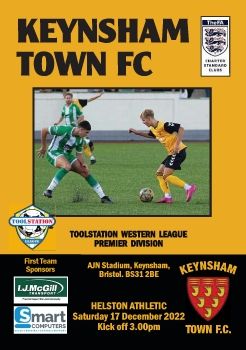 Keynsham Town FC v Helston Athletic 171222