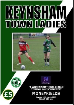 Keynsham Town Ladies programme