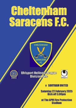 Cheltenham Saracens FC v Southam Utd 220225