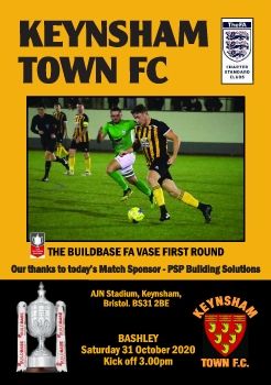 Keynsham Town  v Bashley FAV 311020