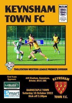 Keynsham Town FC v Barnstaple Town 151022