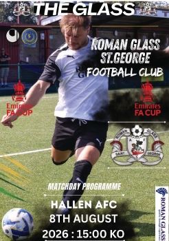 Roman Glass St George v Hallen 080826