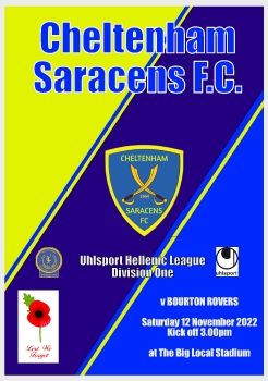 Cheltenham Saracens v Bourton Rovers 121122