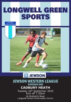 Longwell Green Sports v Cadbury Heath 160925
