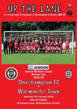 Shirehampton FC v Warminster Town 180125