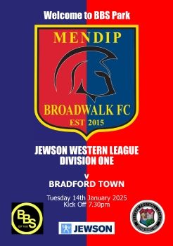 Mendip Broadwalk FC v Bradford Town 140125