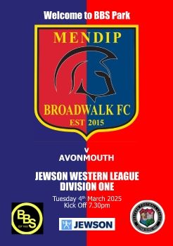 Mendip Broadwalk FC v Avonmouth 040325