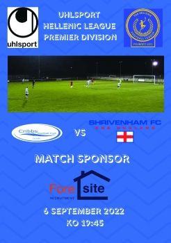 Cribbs 1FC v Shrivenham 060922