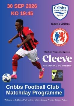 Cribbs FC v Fairford Town 300926