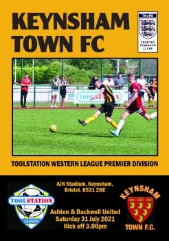 Keynsham Town v Ashton & Backwell 310721