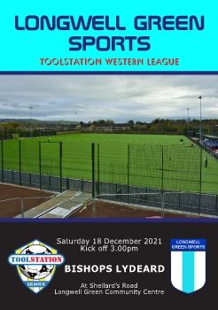 Longwell Green Sports FC v Bishops Lydeard 181221