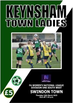 Keynsham Town Ladies v Swindon town 160323