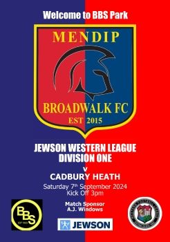 Mendip Broadwalk FC v Cadbury Heath 070924