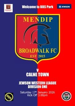 Mendip Broadwalk FC v Calne Town 170126