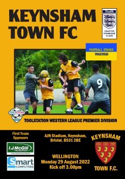 Keynsham Town FC v Wellington 290822