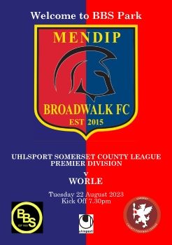 Mendip Broadwalk FC v Worle 220823